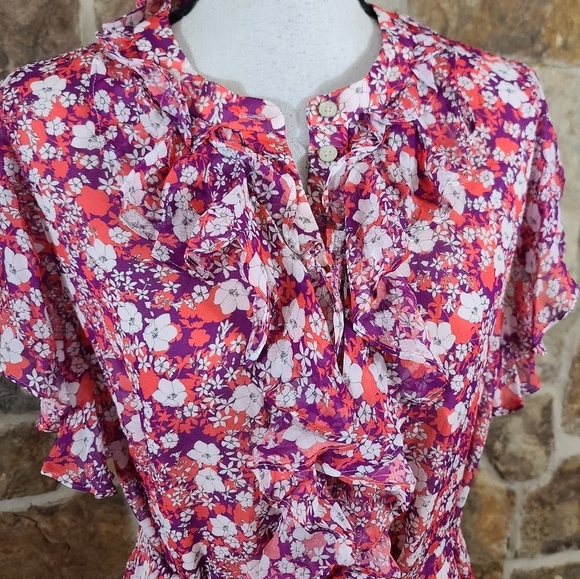 Shoshanna 12 Rylee Anfa Floral Dress - Picture 4 of 10